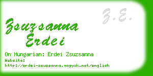 zsuzsanna erdei business card